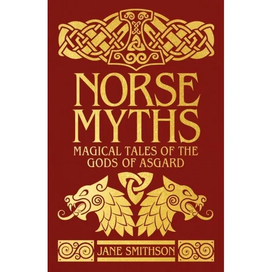 Norse Myths - Silkebundet bog med folieprægning