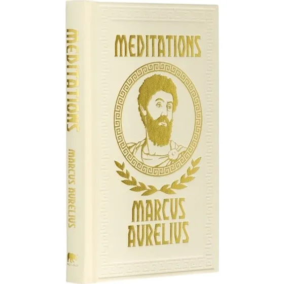 Meditations af Marcus Aurelius - Luksus Hardback med Guld