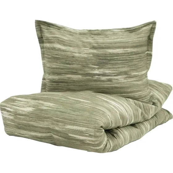Turiform Yara grøn bomuldssatin sengesæt 140x220 cm