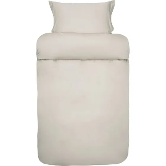 Høie Elegance satinvævet sengesæt 140x220 cm – Beige