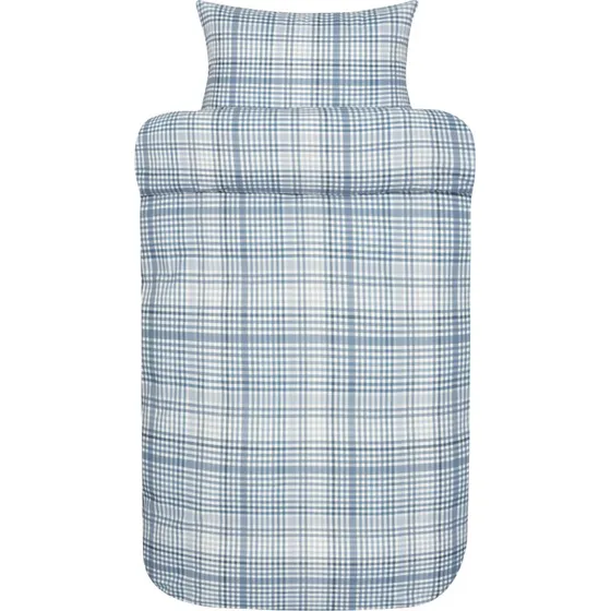 Høie David flonel sengesæt 200x220 cm — blå