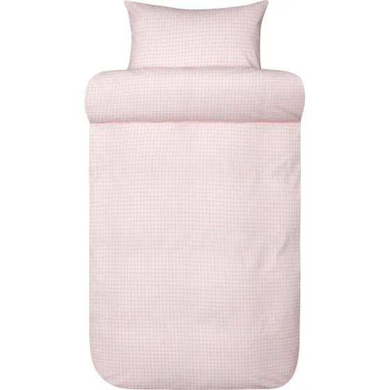 Nils lyserødt sengetøj 140x220 cm – 100% ekstra fin bomuld