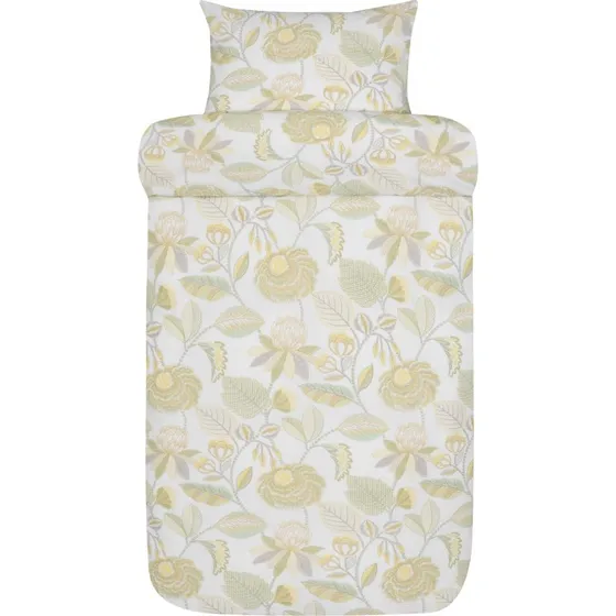 Høie Ingela Lysegrønt krepp sengesæt 140x200 cm