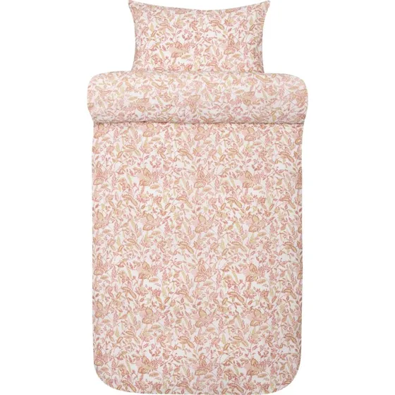 Høie Barbro vævet krepp sengesæt 140x220 lyserød