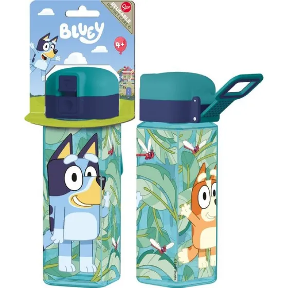 Bluey drikkedunk 0,5 L med låsbar flipfunktion – Bluey & Bingo