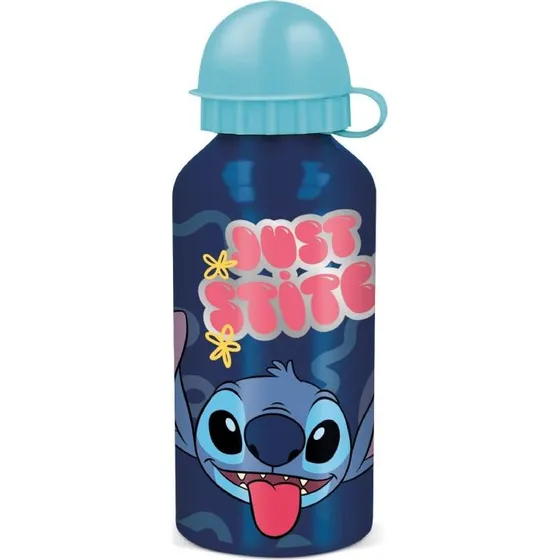 Stitch drikkedunk 400 ml - blå, aluminium, BPA-fri