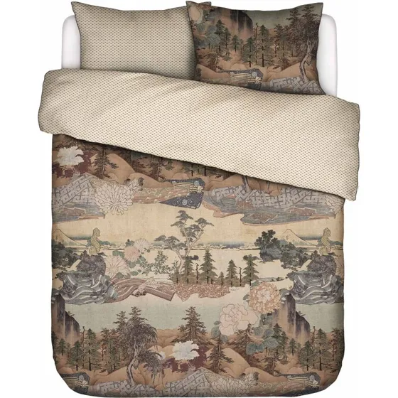 Essenza Carice Multi dobbeltdyne sengesæt 200x200 cm