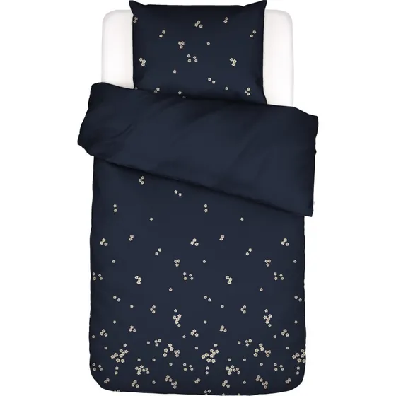 Essenza Leia Nightblue percale sengetøj 140x200/140x220