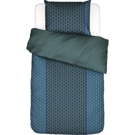 Essenza Tesse Reef Green - bomuldssatin sengesæt 140x200