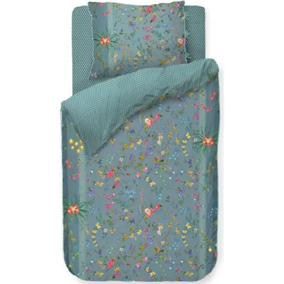 Pip Studio Petit Fleurs Blue sengetøj 140x200 cm