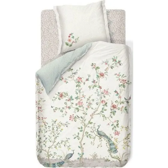 Pip Studio Okinawa White sengesæt 140x220 cm – 100% bomuld