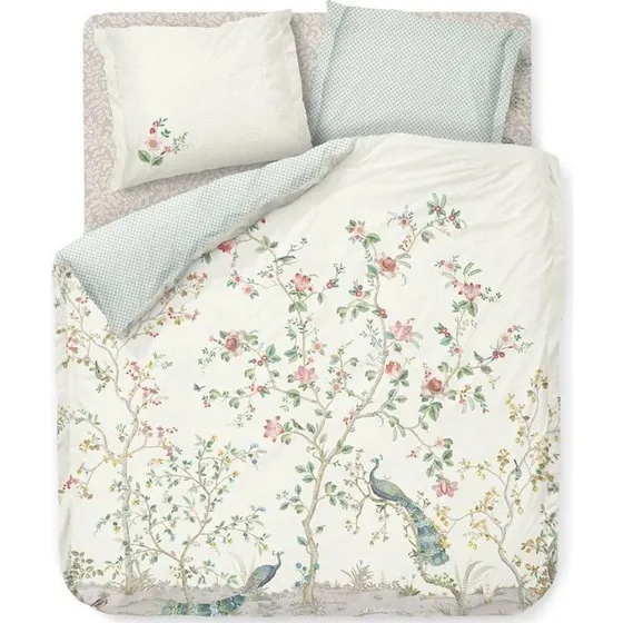 Pip Studio Okinawa White sengetøj 200x220 cm (2 pudebetræk)