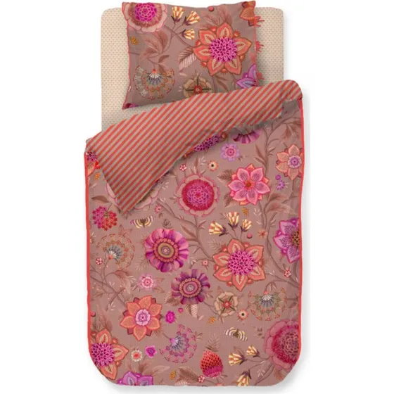 Pip Studio Viva La Vida sengesæt 140x220 cm - Pink