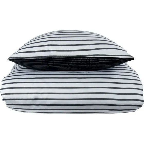 By Night sengetøj 240x220 cm - Narrow Lines, 100% bomuldssatin