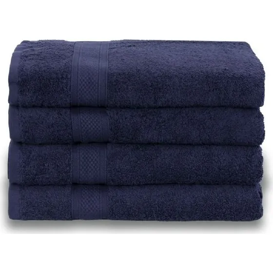 By Borg badehåndklæde 70x140 cm – Egyptisk bomuld, mørkeblå