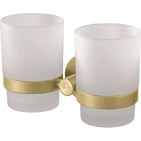 Haceka Kosmos dobbelt tandkrus – antik messing