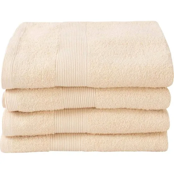 By Borg gæstehåndklæde 40x60 cm - Creme, 500 g/m²