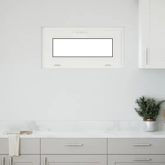 vidaXL RISOR Kældervindue - Hvid - 80 x 40 cm