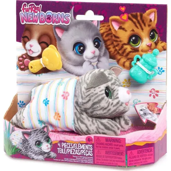FurReal Newborns Kitty Bamse