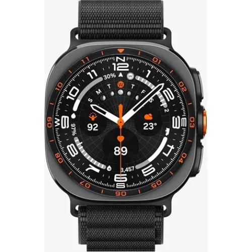 Spigen Fabric Band Sort til Samsung Galaxy Watch Ultra/Ultra2