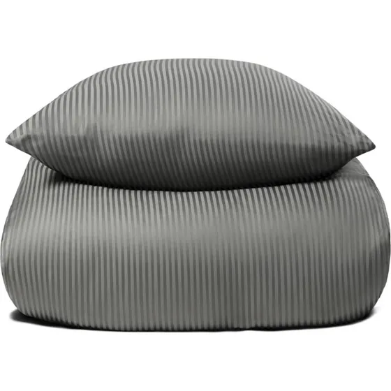 Lysegråt king-size sengetøj 240x220 – 100% egyptisk bomuld 400 TC