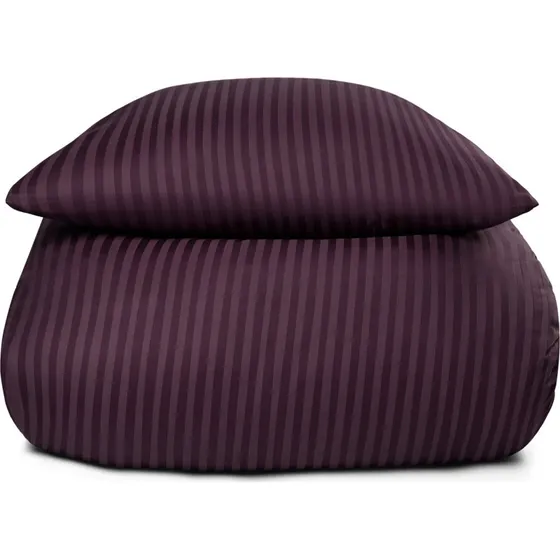 Borg Living baby sengetøj 70x100 cm - mørkelilla satin