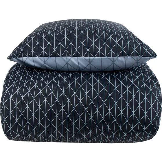 Borg Living Sengetøj 240x220 Harlequin blå (King)