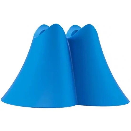 Promis Holder til 2 tandbørster i bioplast, blå