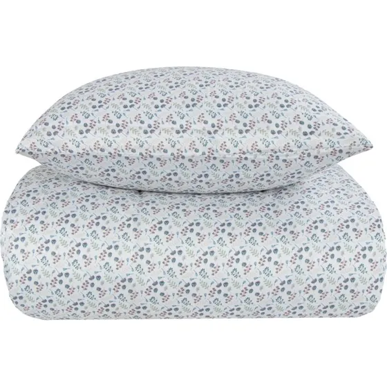 By Night bomuldssatin sengesæt 140x200 - Potpuri Blue