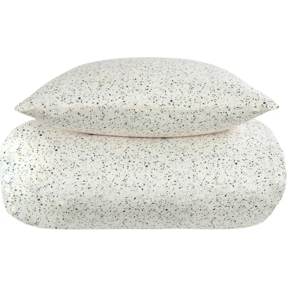 Junior sengetøj 100x140 Marble White - 100% bomuldssatin