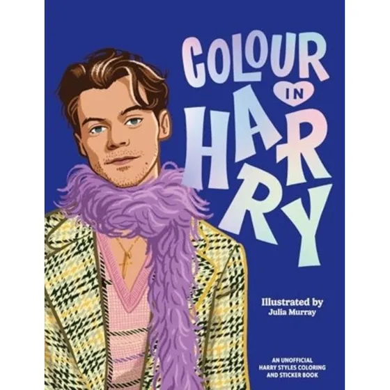 Colour in Harry - Farvebog og klistermærkebog af Julia Murray