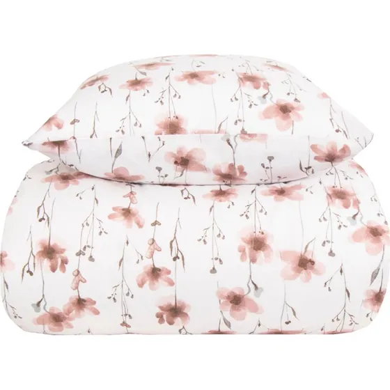 By Night Flonel kingsize sengetøj 240x220 – Flower Rose