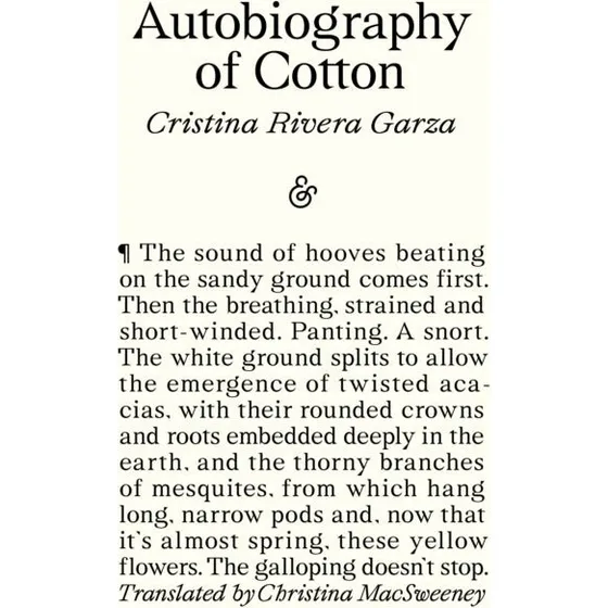 Autobiography of Cotton - Trykt bog