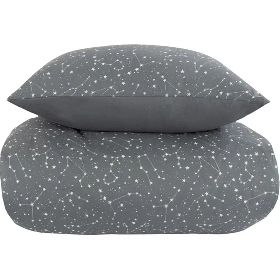 Borg Living Zodiac Grey sengetøj 200x220 cm - 100% bomuld