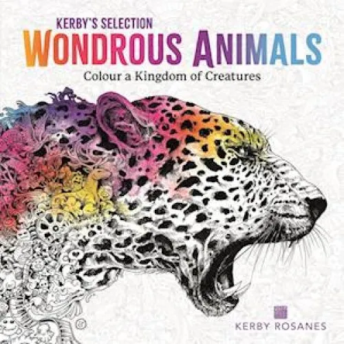 Kerby Rosanes: Wondrous Animals - Farvelægningsbog