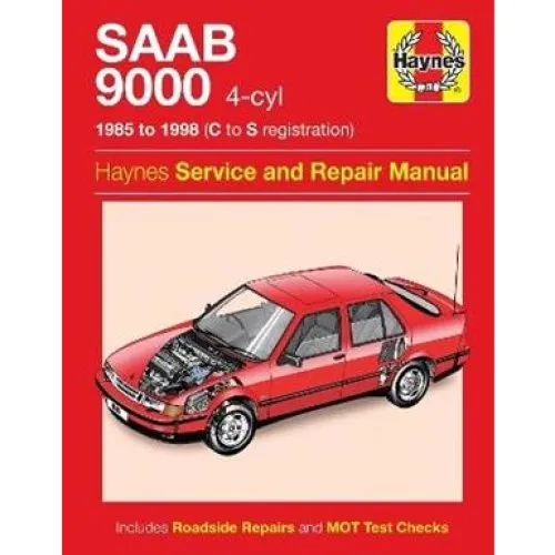 Haynes Reparationsmanual til Saab 9000 (4-cyl) 1985-1998