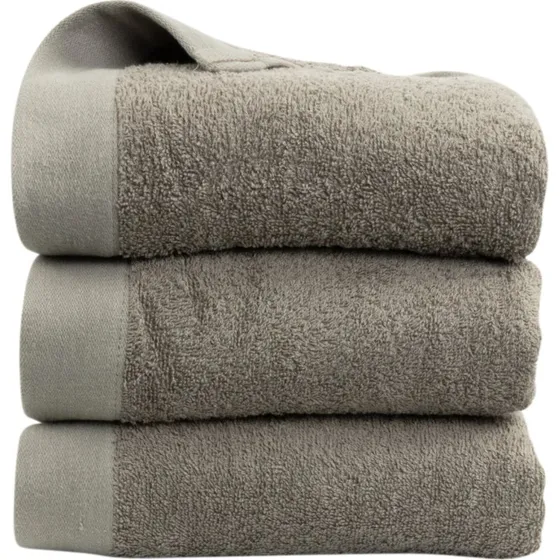 Gæstehåndklæde 40x60 cm – 100% blød bomuld, lysegrøn (By Borg)