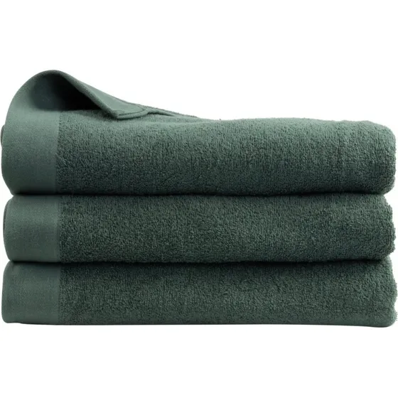 By Borg badehåndklæde 70x140 cm - mørkegrøn valmue