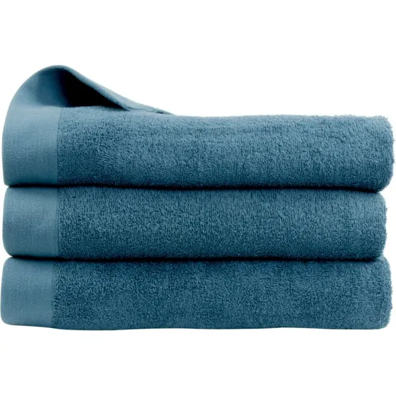 By Borg mørkeblå badehåndklæde 70x140 cm - 100% bomuld