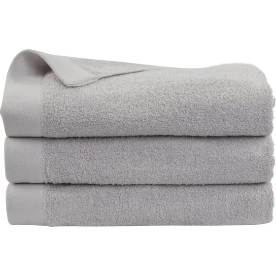 By Borg badehåndklæde 100x150 cm - Lysegrå (Valmue)