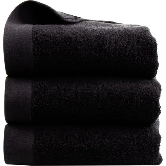 By Borg gæstehåndklæde 40x60 cm – 100% bomuld, sort