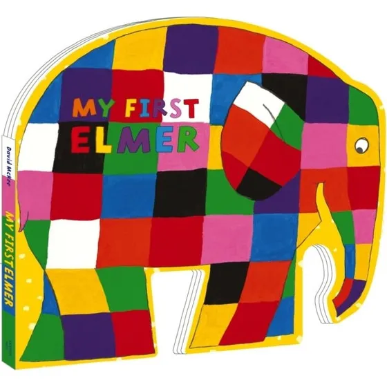 My First Elmer Shaped Board Book - David McKee