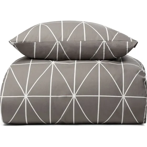 Nordstrand Home sengesæt 100% bomuld 140x200 lysegrå