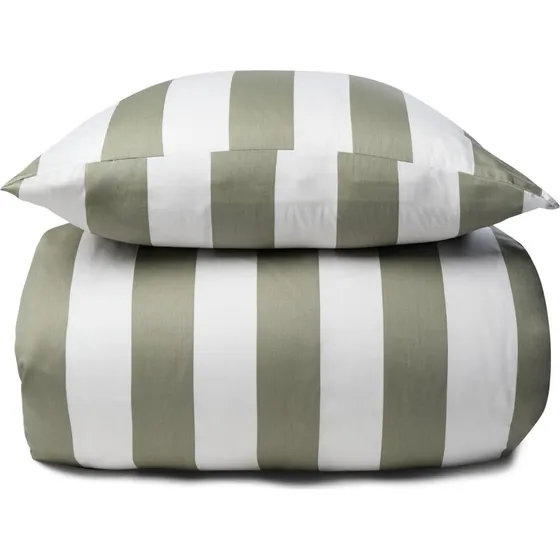 By Night Nordic Stripe sengesæt 240x220 – 100% bomuldssatin