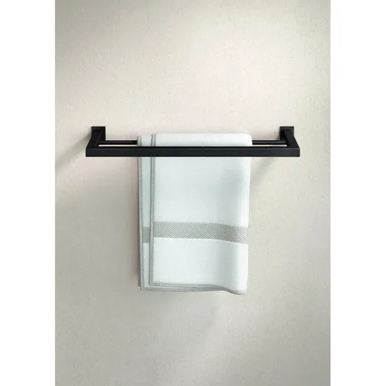 Metallbude Stenni håndklædeholder 50 cm, sort