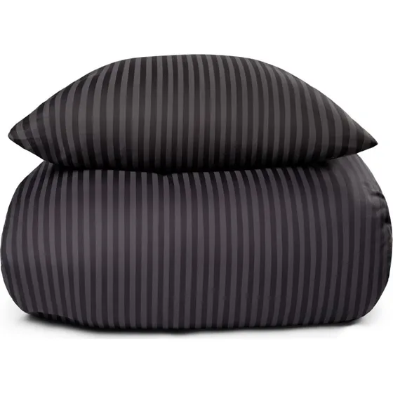 Borg Living bomuldssatin sengesæt 200x220 – mørkegrå
