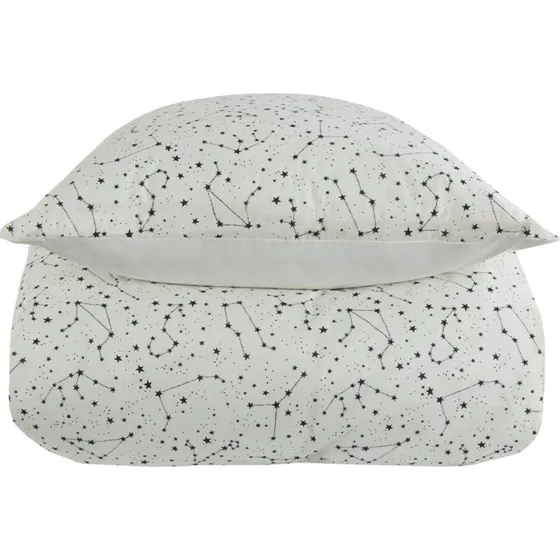 Borg Living Zodiac White sengetøj 240x220 cm, 100% bomuld