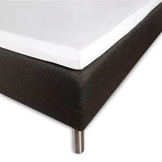 Bambus kuvertlagen 160x200x8 cm – 100% bambus (hvid)