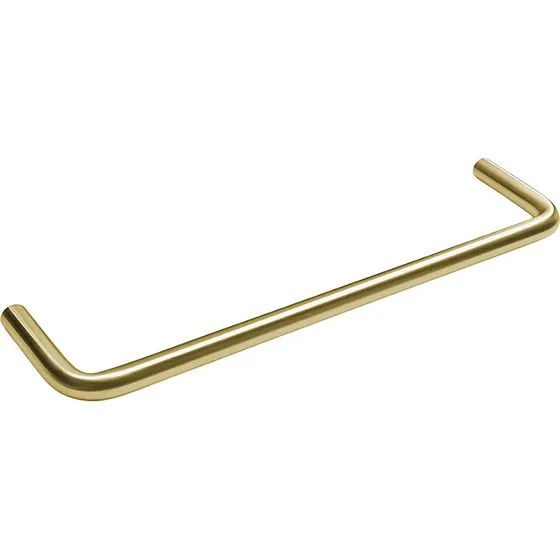 D Line håndklædestang 65 cm – børstet messing