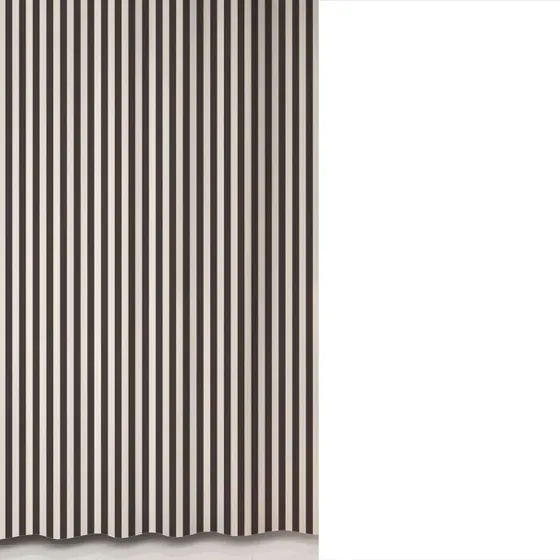 DEBEL badeforhæng antracit/hvid 180 x 200 cm